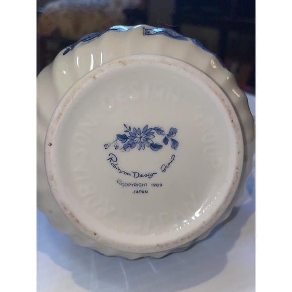 Sale Robinson Design Group Blue Willow Swirl Vintage Japanese Teapot 1989 (29) - Picture 3 of 3